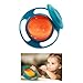 mr.caller Gyro Bowl Rotary No Spilling Cup Pod Lid Bpa Free Great Fun Baby Kids Snack Food