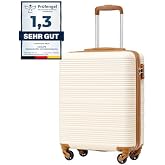 COOLIFE Cabin Suitcase 55x40x20 for Easyjet, Lightweight Cabin Trolley | Carry-on Luggage for Short Trips and Business Trips,