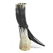 Produktbild Large Natural Viking Usable Drinking Horn & Stand - Reenactment Oxhorn by Abbeyhorn