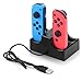 Produktbild Lammcou Nintendo Switch Joycon Controller Ladegerät Nintendo Switch Auflade Station Joy-Con Charging Dock für Nintendo Switch Controller 4in1