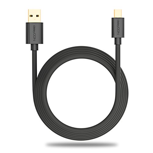 deleyCON [3m] mini USB 2.0 High Speed Kabel – Lade- und Datenkabel für Handys, Smartphones, Tablets, Digitalkameras oder Navis – USB A-Stecker zu Mini B-Stecker – USB 2.0 High Speed Technologie – Übertragungsraten bis zu 480Mbps – geschirmtes, flexibles PREMIUM USB 2.0 Kabel – schnelle und sichere Datenübertragung – abwärtskompatibel zu USB 1.1 – Lade- und Datenkabel für z.B. Handy, Smartphone, Tablet, Digitalkamera uvm. – Farbe: Schwarz - 4