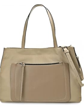 GIANNI CHIARINI, Damen Ledertasche, Henkeltasche, Schultertaschen, Shopper, Umhängetaschen, Leder, 42 x 27 x 15...