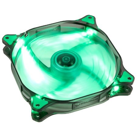 Preisvergleich Produktbild Cougar LED-Lüfter D14HB-G grüne LED 140mm
