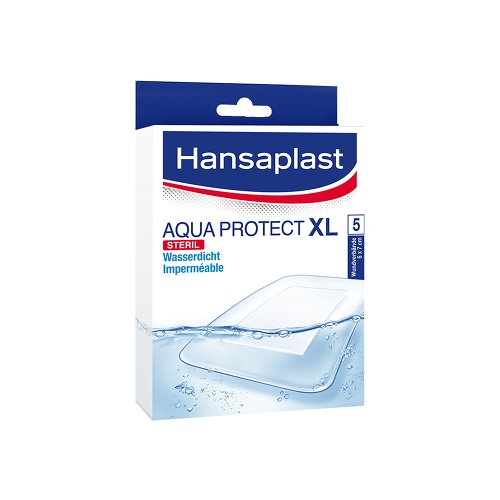HANSAPLAST Aqua Protect XL Pflaster 6x7 cm 5 St Pflaster HANSAPLAST Aqua Protect XL Pflaster 6x7 cm 5 St Pflaster