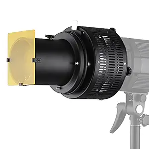 Homgeel Metal Bowens Mount Focusing Snoot Reflector Flash Diffuser for Photography Artistic Effect