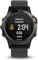Garmin Fēnix 5 Gray - Montre GPS Multisports Outdoor - Bracelet Noir