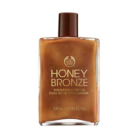 The Body Shop Honey Bronze Shimmering Dry Oil-01 Honey Kissed / 02 Golden Honey (01 Honey Kissed)