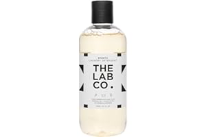 The Lab Co. Sports Laundry Wash. 300ml for up to 20 washes. Cuban Grapefruit and Ylang Ylang. For active-wear and swimwear. Non-Bio detergent suitable for hand-wash and machine washing.