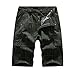 Produktbild iFRich Herren Shorts Kurze Hose Cargoshorts Plaid Bermuda Short Männer Sweatshort Sportshorts Freizeit Laufen Lässige Trainingsshorts Regular Fit