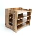 Produktbild LoKauf Ablageboxen Holz, 4 Schicht Briefablage Ablagesystem Büro Dokumentenablage Schreibtisch Tisch Organizer