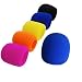 Produktbild Feicuan Black/Hot Pink/Blue/Orange/Yellow Handheld Stage Microphone Windscreen Foam Covers (Pack of 10)