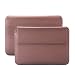 Produktbild MacBook Pro 15“ Tasche | passend für 14.0 bis 15.6 Zoll Laptops | Hippo Optik braun | iCues Piquante Etui | weitere Leder-Imitat - und Farbvarianten verfügbar | universelle Schutz-Hülle mit Geschenk-Box
