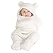 Produktbild Bekleidungssets, GJKK Neugeborenes Baby Junge Mädchen Lammwolle Swaddle Baby Schlafen Wrap Decke Fotografie Prop Outfits Verkleidung Spielanzug Set (Weiß, F)