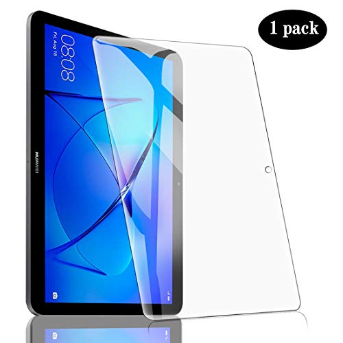 [1 Pack] Protector Pantalla para Huawei MediaPad T3 10.0, Cristal Film Protector de Pantalla de Vidrio Templado Alta Claridad 9H Dureza Resistente Anti-Arañazos
