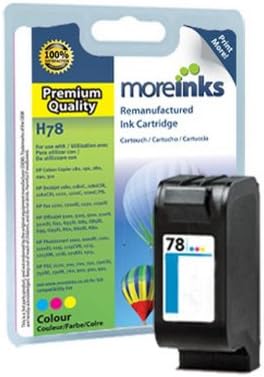Moreinks Compatible Tri-Colour Printer Ink Cartridge to replace HP 78 - High Capacity