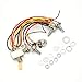 Produktbild Sanzhileg 1 Full Set LP SG E-Gitarre Pickup Kabelbaum Potentiometer Kit Ersatz 3 Way Toggle Switch Gitarre Zubehör