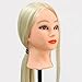 Neverland Training head Hairdressing Head Cosmetology Mannequin Head 10% Real Hair 60cm