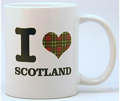 I Love Scotland Mug in Box fine Porcelain Tea or Coffee Mug