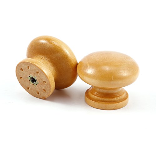 20 St. Lack Holz Schubladengriff Möbelknöpfe Möbelgriffe Möbelknauf Holzknöpfe - 3