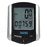 TENGGO 11 Funktionieren LCD Draht Bike Fahrrad Computer Tacho Kilometerzähler