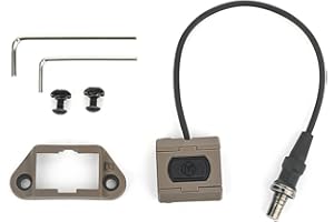 SBGJMY Tactical Flashlight Remote Pressure Switch Portable M300 M600 Scoutlight Torch Switch (Tan)