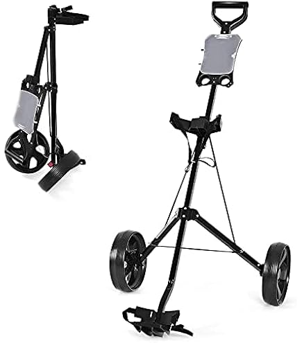 Golf Cart FastFold Force Golf-Trolley (3-Rad) - Ultralight & Platzsparend Golf Trolley 3 Räder