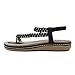 Produktbild Masoness Sommer Frauen Böhmischen Kristall Weave Strap Clip Toe Bequeme Flache Stretch Band Sandalen