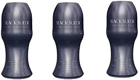 3 x Black Suede Essential roll on - 50ml