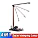 Produktbild CHARGER DOCK LED-Schreibtischlampe Tischladestation/Schnelle kabellose Ladelampe/Kompatibel mit iPhone X/XS/XR / 8/8 Plus/XS Max Airpod-Uhr iWatch Samsung Galaxy S10 + / S9 / Qi-fähige Telefone