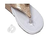 Pack of 10 Men Women Silicone Gel Clear Sandal Thong Toe Protectors Pad Sandal Flip-Flop Toe Guards Cushions (A#)