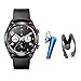Produktbild Mygsn Watch Smart Watch - Sportuhr - Outdoor Watch Lady, Herren-Touchscreen mit wasserdichtem Smart-Armband Watch (Farbe : Schwarz)
