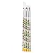 LHWY 5pcs UV Gel Acrylic Nail Art Brush Painting Pen Set Nail Design Manicure Tool