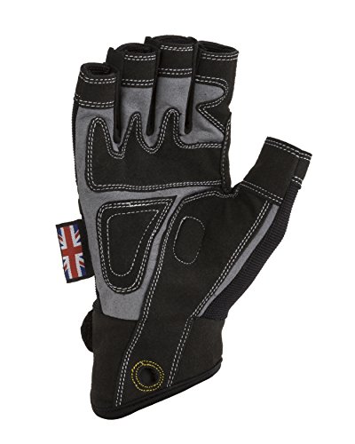 Dirty Rigger Comfort Fit Rigger Handschuhe, fingerlos L schwarz - 2