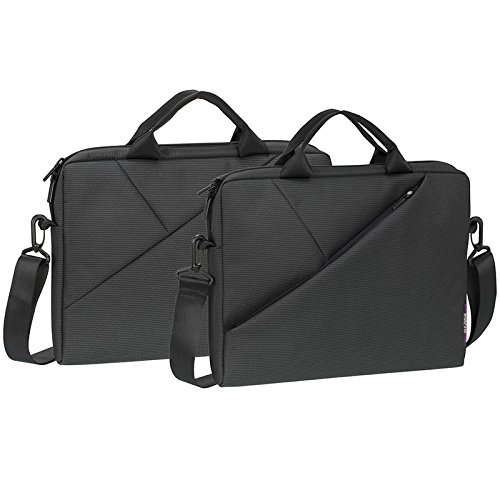 RIVACASE Tasche f  r Notebooks bis 13 3        Sehr flache Laptoptasche mit gepolsterten F  chern und viel Stauraum     Grau