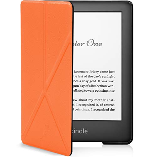 Forefront Cases Smart Hülle für Kindle 2019 | Magnetische Schutzülle Cover Ständer für Amazon Kindle (10. Generation - 2019 Modell) | Origami Design & Auto Schlaf Wach | Elegant Dünn Leicht | Orange