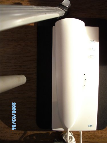 Preisvergleich Produktbild STR Zweifamilienhaus Set 302 m.Türstation / Softrahmen,2xKlingeltaster m.Beltg.,Netzgerät NH200TV,u.2xHaustelefon 2xHT2003 / 2 bronze