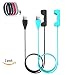 Produktbild iFeeker F-Flex2CRG100fw-482 USB-Kabel, 100cm (3.3ft), Black + Sky Blue, Stück: 1