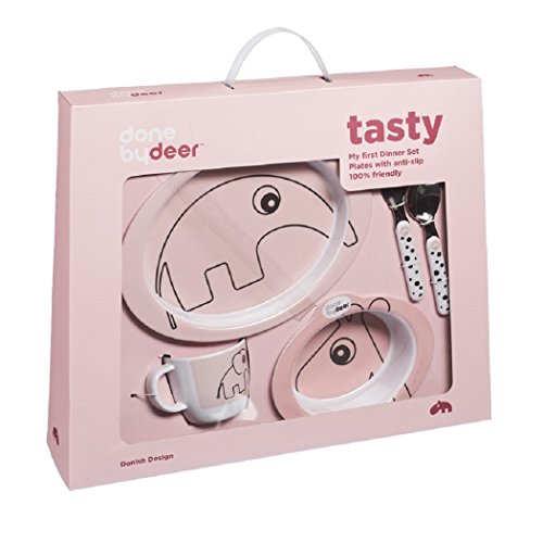 Preisvergleich Produktbild Done By Deer - Kinder Geschirr Set,Yummy (Rosa)
