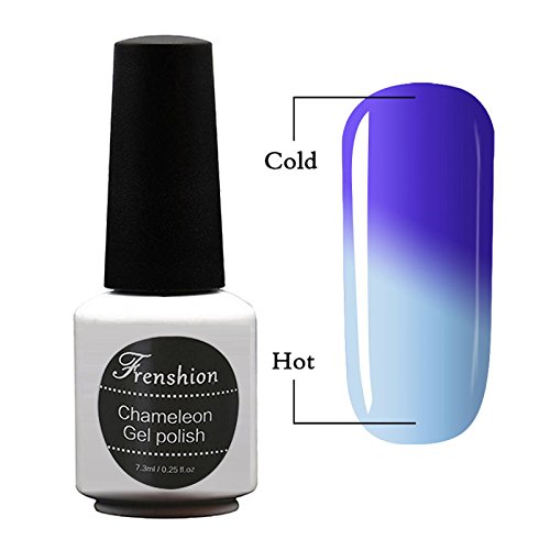 Frenshion 7.3ML Smalto Semipermanente Camaleonte Gel Nail Polish UV LED Ricostruzione Unghie Arte 17
