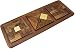 Handmade Wooden 3-in-1 Square, Triangle, Oval Jigsaw Brain Teasers Puzzles Set - Indian Puzzles for Adult and Kids -11.5" x 4" x 0.8" RS.590.00