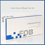 DZWJ Medical Household Fecal Occult Blood Test Strips for Fecal Occult Blood Test for Colorectal Cancer Detection 100 Article