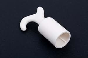 Stockhaken Mit Buchenstab 1 Meter - Für Bodentreppen & Oberlichter, Aluminium Silber