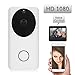 Produktbild Catherinol WiFi Smart Wireless Security Türklingel Smart HD 1080P Visuelle Intercom-Aufnahme Video-Türsprechanlage kompatibel mit Amazon Echo Show für Sprachsteuerung Remote Home Monitoring Night Visi