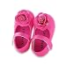 Cinda Baby Girls Flower Shoes Hot Pink 6-9 Months