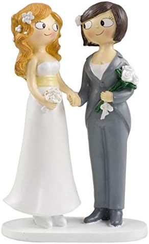 mopec y975 – Bridal Couple Figurine Cake Pop &amp; Fun Girls, 21 cm