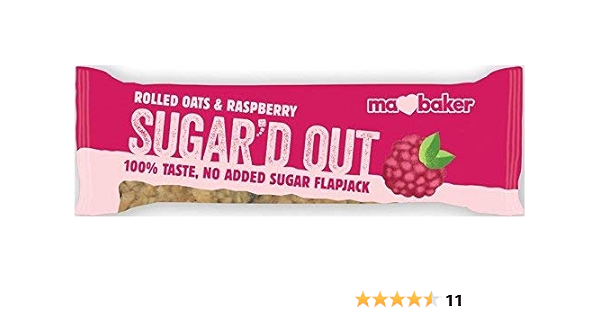 Ma Baker Sugar D Out Bar Raspberry 50g Pack Of 16 Amazon Co Uk Grocery