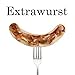Produktbild Lustige Sommer Motivservietten zum Grillen - Mativ: Bratwurst & "Extrawurst" - Sparpackung: 100 Stück (3-lagig) - 33cmx33cm - Tischservietten / Sprücheservietten