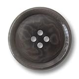Farbe: grau-braun / taupe Knopfparadies - Wunderschöne große Mantelknöpfe aus Steinnuss in Taupe/Graubraun mit toller natürlicher Maserung. Durchmesser ca. 30mm!