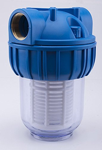 VORFILTER WASSERFILTER 1“ – 3000 L/h PUMPENFILTER FILTER PUMPEN HAUSWASSERWERK + GRATIS PUMPENSCHLÜSSEL - 2