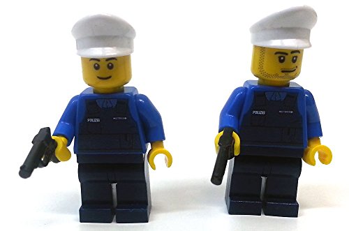 Modbrix 8237 – 2 Stück Deutsche Polizei Custom Minifiguren aus original Lego© Teilen - 5